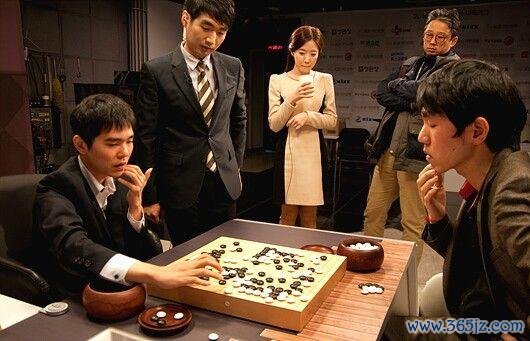 韩国棋手李世石与李昌镐